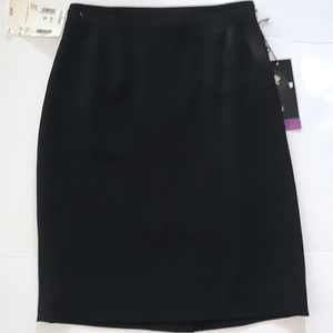 Alex Garfield by Garfield Marks Nordstrom Black Textured Ribbed Pencil Skirt 0
